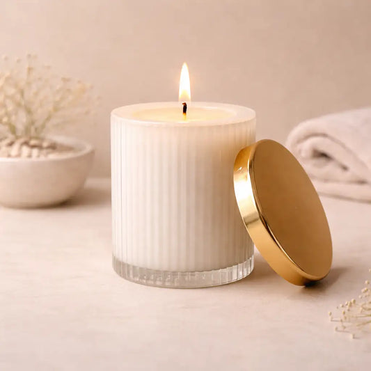 Aurora Luxe Glass Candle